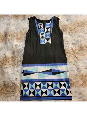 BCBGeneration Geometric shift dress